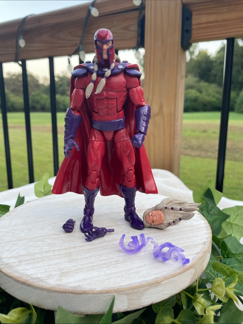 Hasbro’s Marvel Magneto Action Figure with Interchangeable Pieces